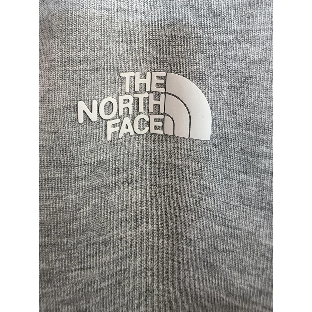 The North Face Jacket Mens Large Gray Full Zip Blend Sweatshirt Drawcord‎ Hem